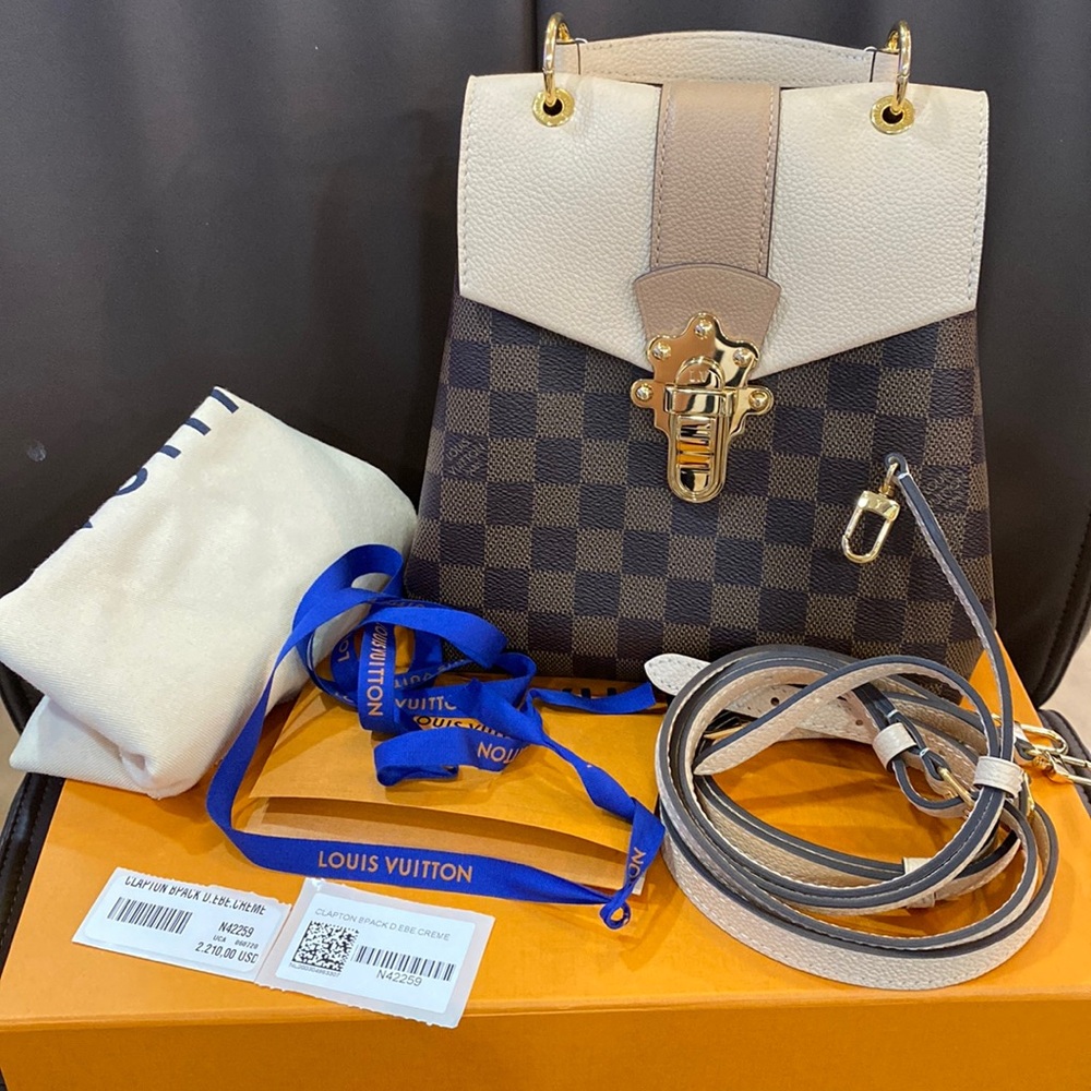 Louis Vuitton Clapton Backpack D.EBE.Creme